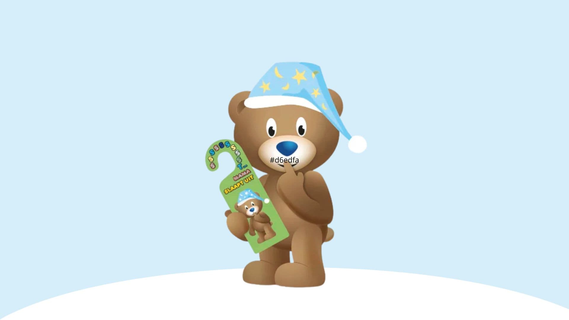 Accroche-porte Maman se repose