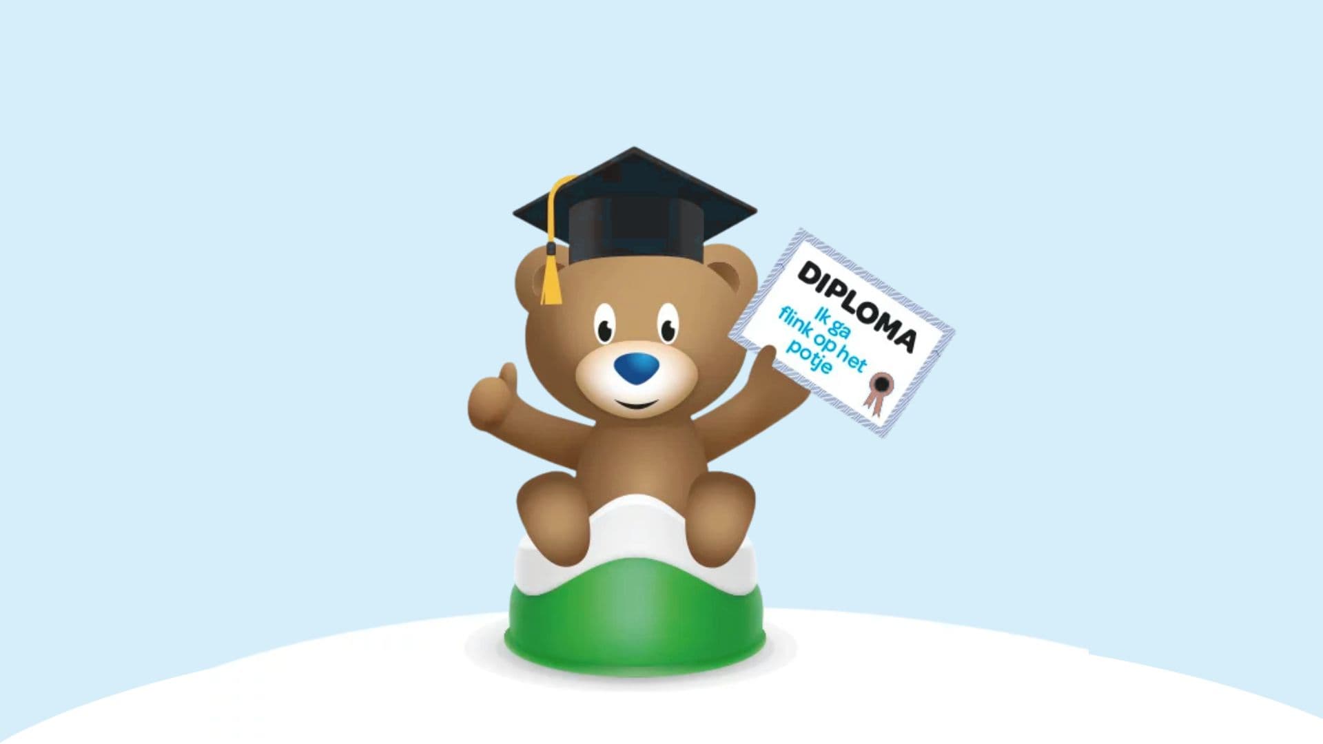 Diploma op het potje gaan